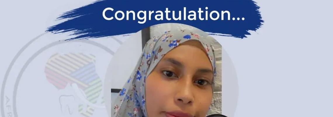  Afro-DSA African Dental Students Association, Shahla Khalid, Dental School, UoN