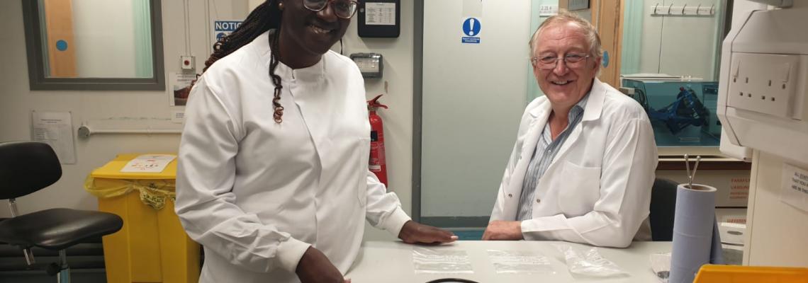 Dr. Olivia Osiro and Prof. Robert Hill 